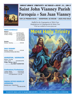 Saint John Vianney Parish Parroquia San Juan