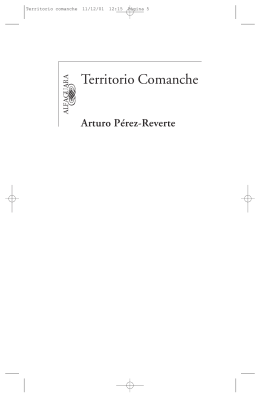 Territorio comanche - Arturo Pérez