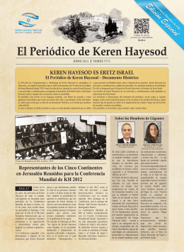 El Periódico de Keren Hayesod