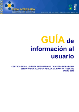 Manual información usuario Atención Primaria 2013