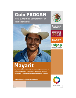 GUÍA NAYARIT - Instituto Nacional de Investigaciones Forestales