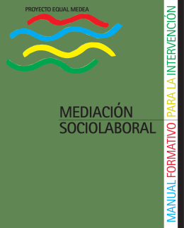 MEDIACIÓN SOCIOLABORAL - Comunidad Autónoma de la Región