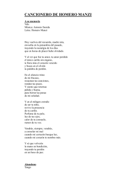 Manzi Homero - Cancionero completo ( tangos, milongas, etc.)