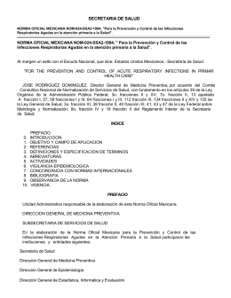 SECRETARIA DE SALUD - Secretaría de Salud.