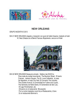 NEW ORLEANS - Aloha :: Incentive USA & Travel