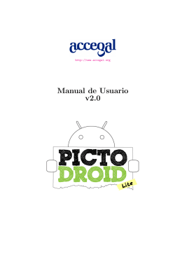 Descarga el manual de PictoDroid Lite en castellano