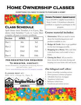Home Ownership classes