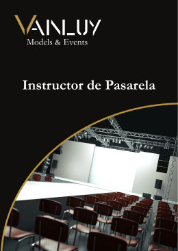 Instructor de Pasarela - Vanluy | Models & Events