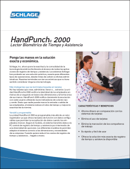 HandPunch® 2000