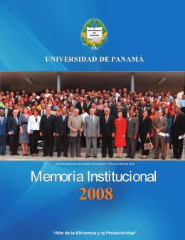 Año 2008 - Universidad de Panamá