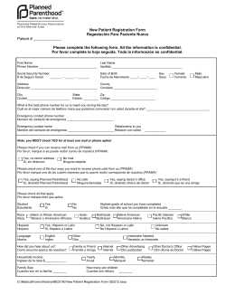 MEDICAL HISTORY FORM FOR ECPS WITH A DEFERRED EXAM