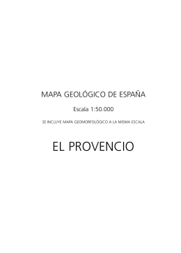715 El Provencio.qxp - Instituto Geológico y Minero de España