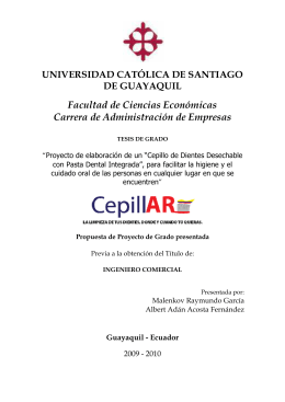 Proyecto Final - Universidad Católica de Santiago de Guayaquil