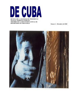 REVISTA DE CUBA en microsoft publisher..PUB