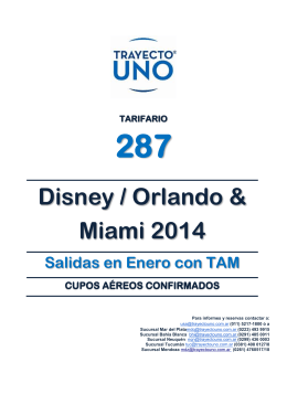 Disney / Orlando & Miami 2014