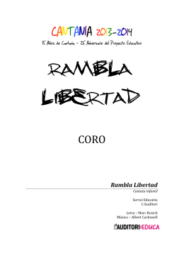 RAMBLA LIBERTAD - CEIP Gonzalo de Berceo