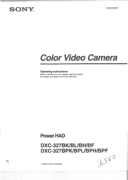 Color Video Camera - Páxinas persoais