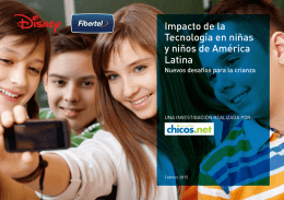 Impacto de la Tecnología en niñas y niños de América Latina