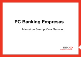 PC Banking Empresas de HSBC