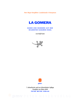 Leseprobe zum Titel: La Gomera