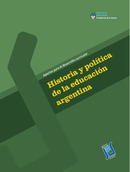 Historia y política de la educación argentina