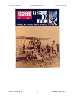 La Historia de la Aviacion - Revista Sucesos