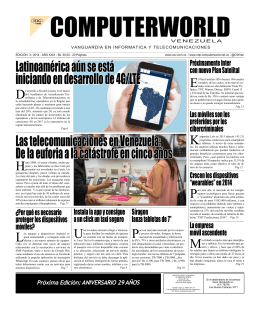 Edición 3_2014 - Computerworld Venezuela