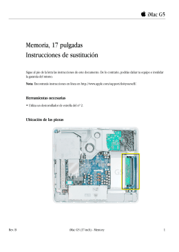 iMac G5 (17-inch_17-inch ALS) Memory (DIY)