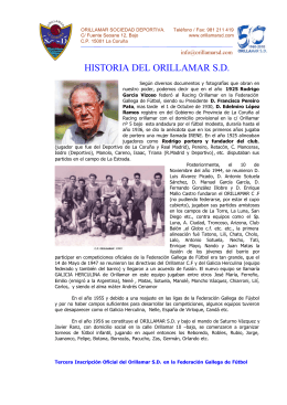 HISTORIA DEL ORILLAMAR S.D.