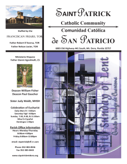 SAINTPATRICK - St. Patrick Catholic Church