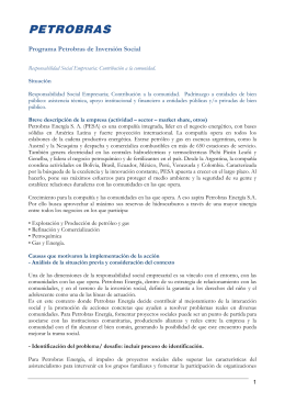 Programa Petrobras de Inversión Social