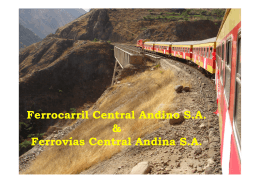Ferrocarril Central Andino S.A. & Ferrovías Central Andina S.A.