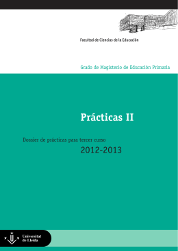 Prácticas II - Grau Educació Primària