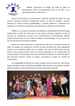 ABASAL, Asociación de Amigos del Baile de Salón de Almendralejo