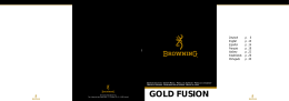 GOLD FUSION - Browning International