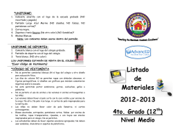 Listado de Materiales 2012-2013 - gardenkids international school