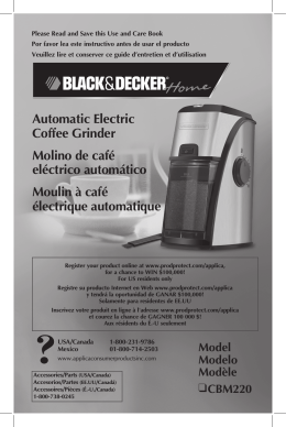Automatic Electric Coffee Grinder Molino de café eléctrico