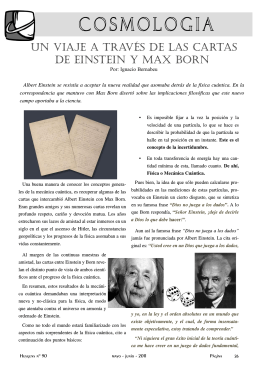 Einstein & Max Born