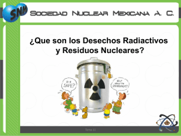 ¿Qué son los residuos radioactivos?