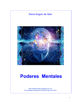 David A. de Haro – Poderes mentales