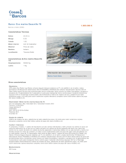 Barco: Evo marine Deauville 76