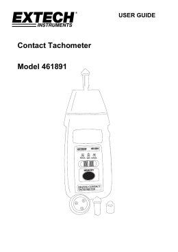 Contact Tachometer Model 461891