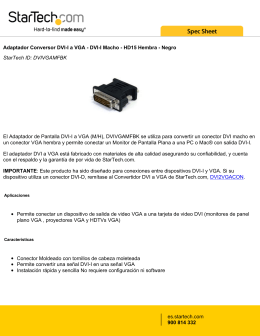 Adaptador Conversor DVI-I a VGA