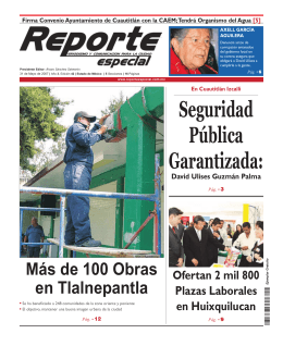 Ciudad - Reporte Especial