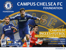 Dossier  - Campus Chelsea FC Foundation