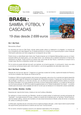 Ver viaje a Brasil - muchomasqueunviaje.com