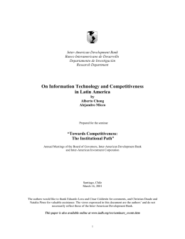 INFORMATION TECHNOLOGIES AND TECHNOLOGICAL