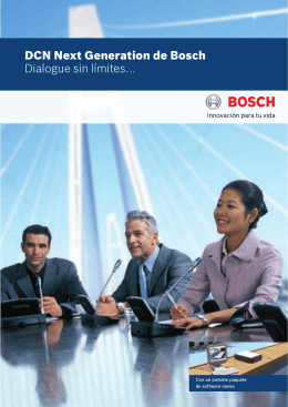 DCN Next Generation - Bosch Security Systems