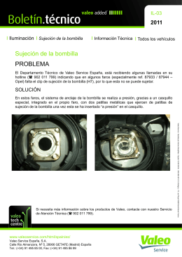 16-Boletín Técnico IL03 2011 - Sujeción de la bombilla en