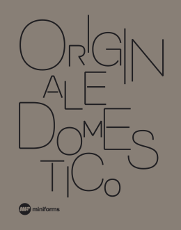 Originale Domestico 2013 | pdf | 4.4mb